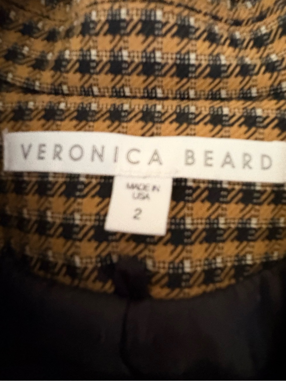 Veronica Beard Dickey Plaid Double-Breasted Fortuna Blazer Jacket - Picture 8 of 9
